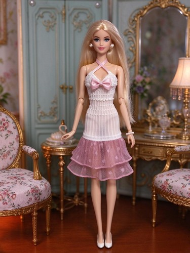 Bow lace splicing dress for - bow,